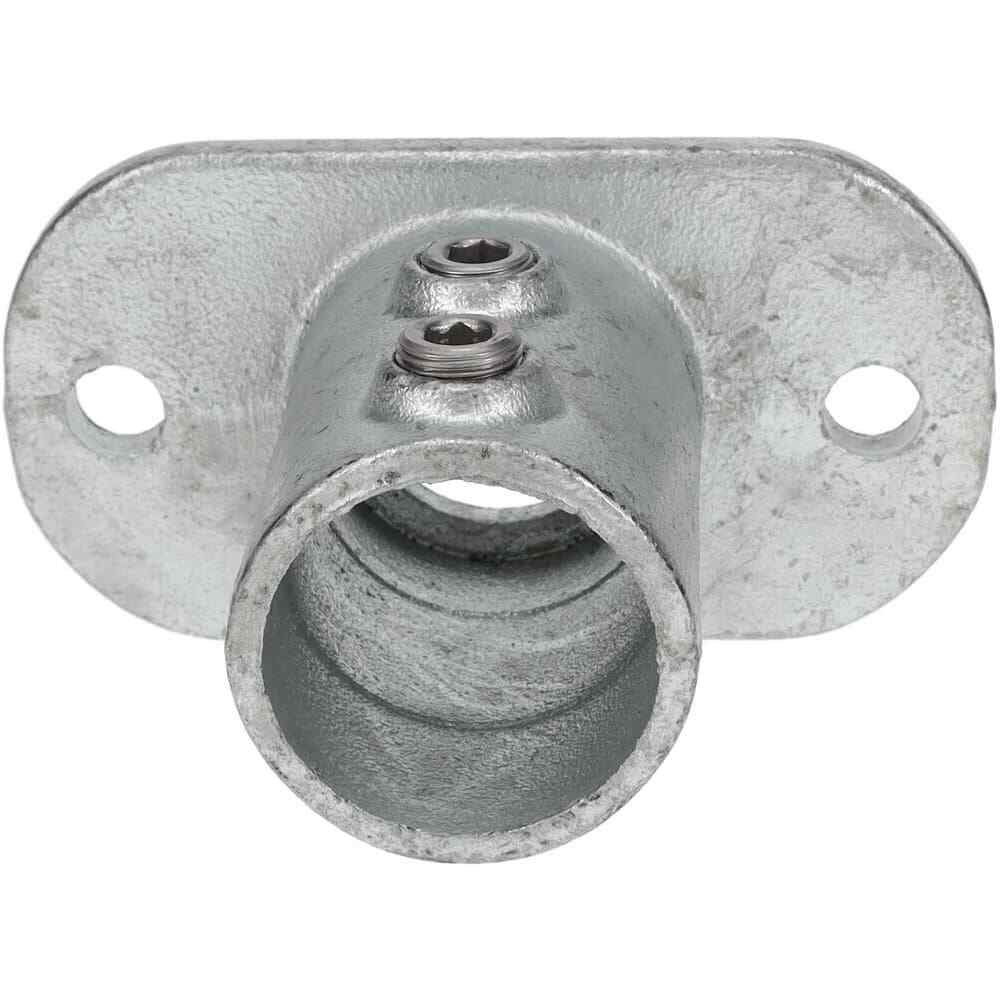 PRO-SAFE Galvanized Structural Iron Pipe Fitting: Wall Flange for 1-1/2" Pipe