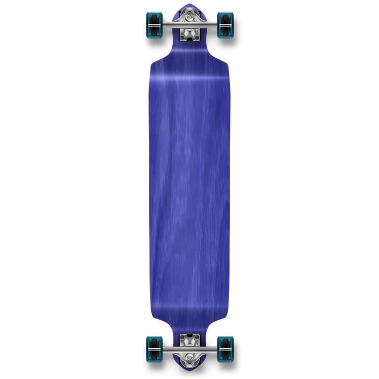 Yocaher Drop Down Blank Longboard Complete - Stained Green