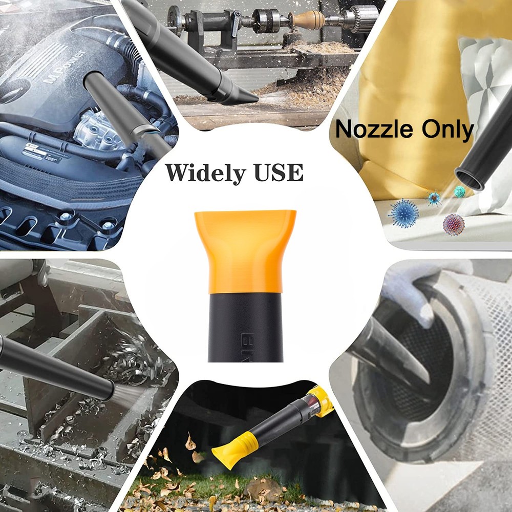 For Dewalt 60V Leaf Blower Flat Nozzle End Tip for DCBL722 Tools Attachment New