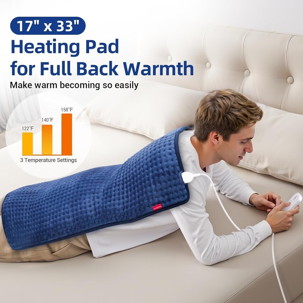 Washable Electric Heating Pad, FSA HSA Approved
