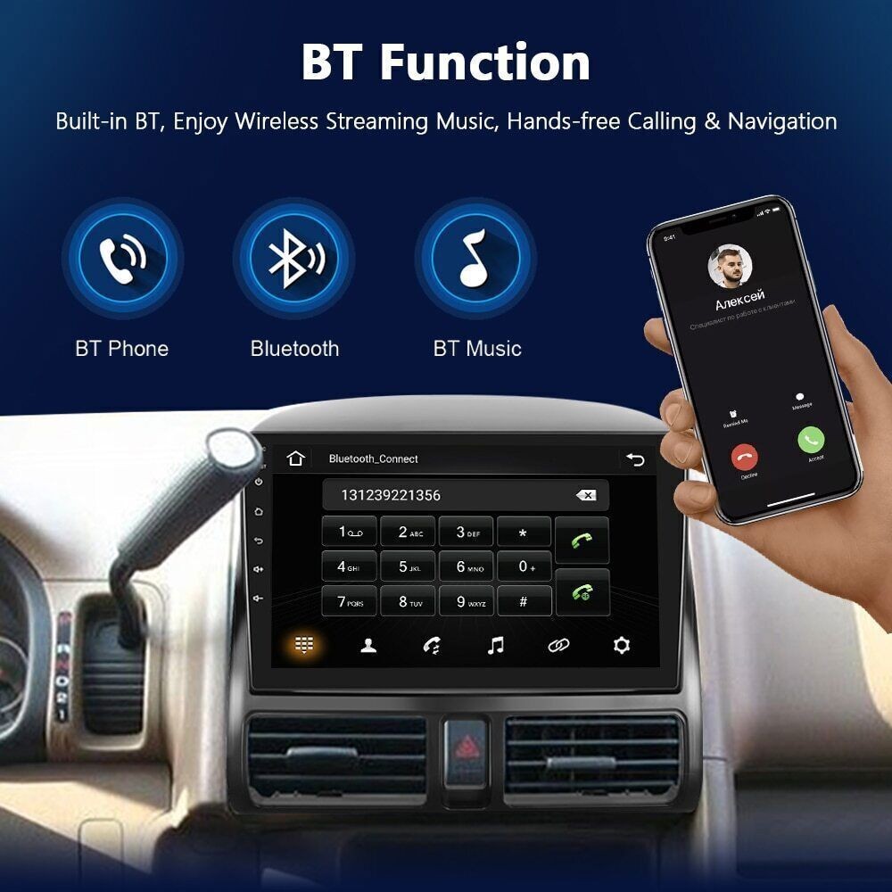 For Honda CR-V CRV 2002-2006 Apple CarPlay Android 14 Car Stereo Radio GPS