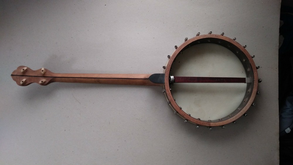 A Lyon & Healy Kerschner Unique Washburn 4-string banjo
