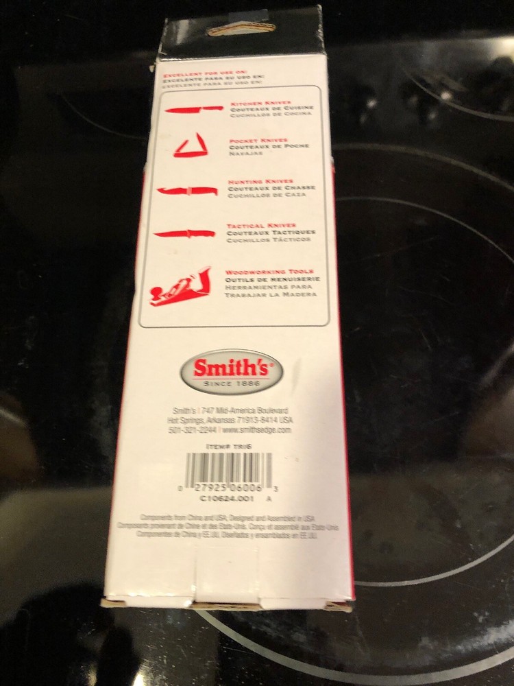 Smith Abrasives - 6" Three Stone Sharpening System