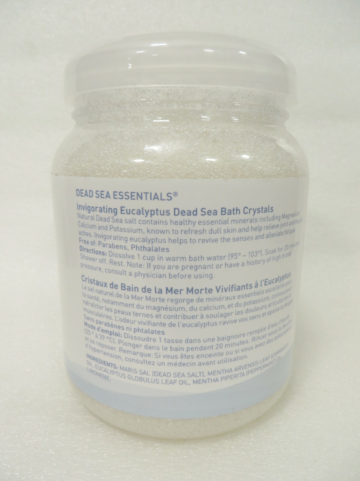 AHAVA DEAD EUCALYPTUS BATH CRYSTALS 32 OZ