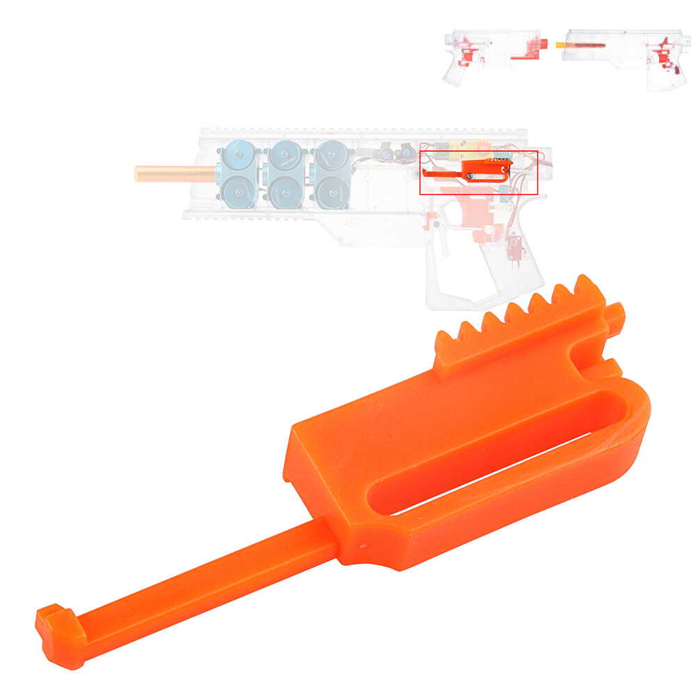 Workermod Fully auto Pusher Rod Plastic Orange for Stryfe /Swordfish / Dominator