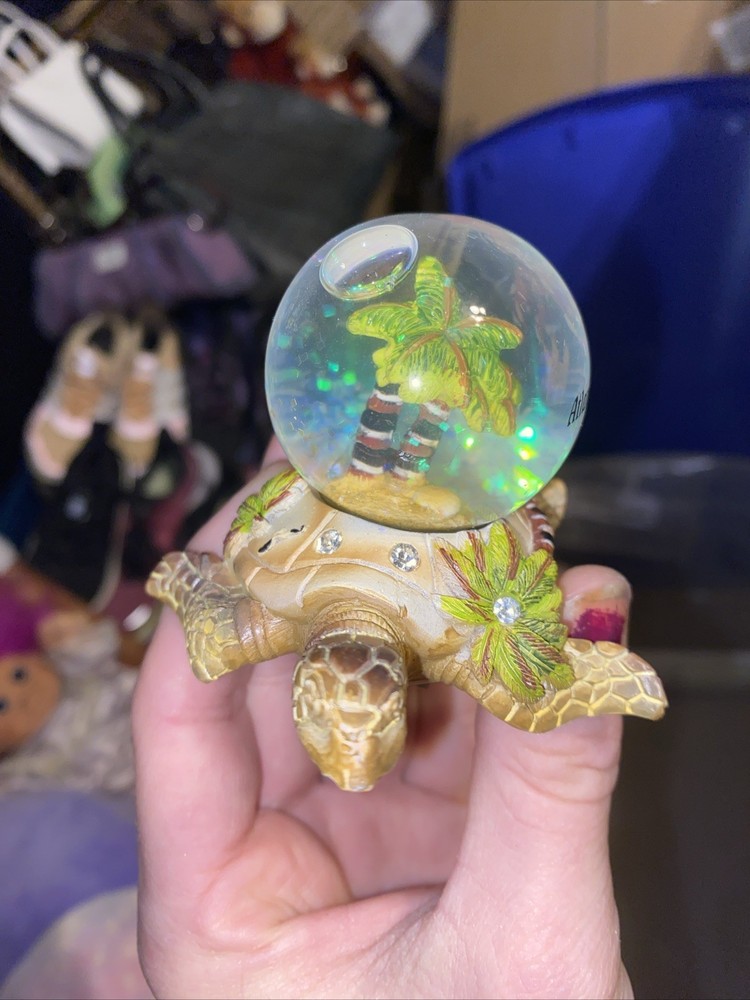 Atlantic City Turtle Figurine Globe