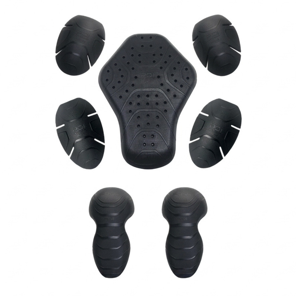 Motorcycle CE Level 2 Armor Back Elbow Knee Shoulder Protector Jacket Insert Pad