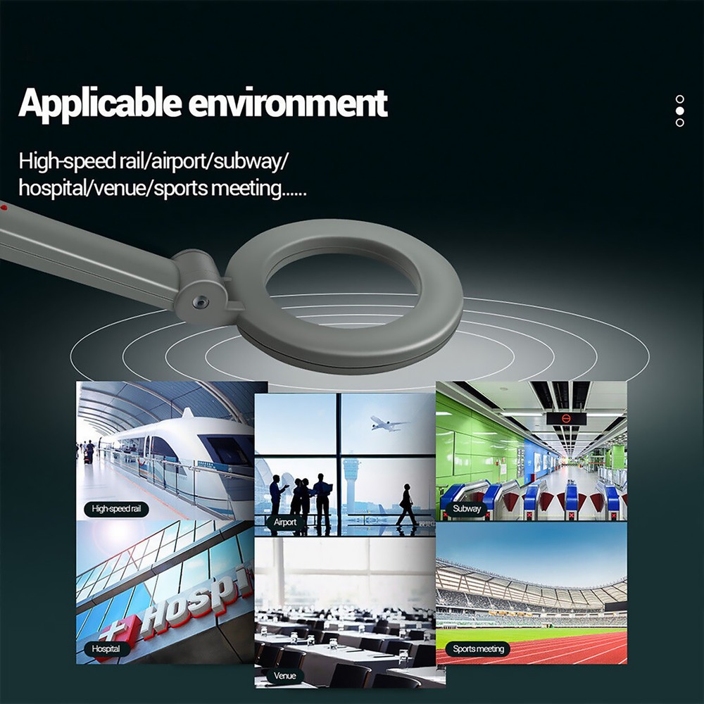 Handheld Metal Detector Airport Security Scanner High Sensitive Testing Tool d