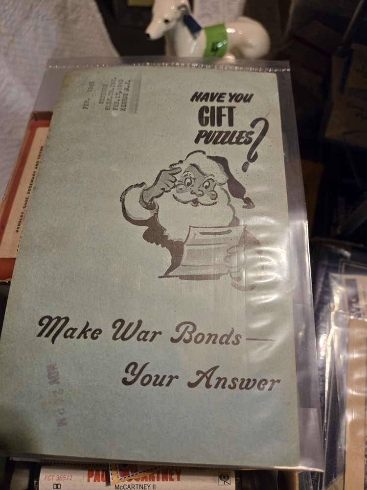 Ww2 War Bond Rare Blue