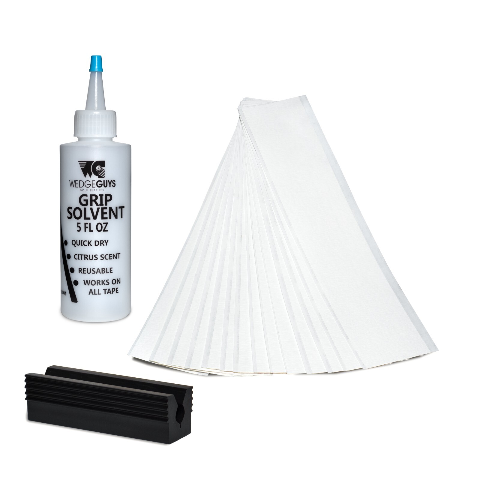 Golf Club Grip Kit - Options Include: Solvent, Grip Tape, Vise Clamp, Hook Blade