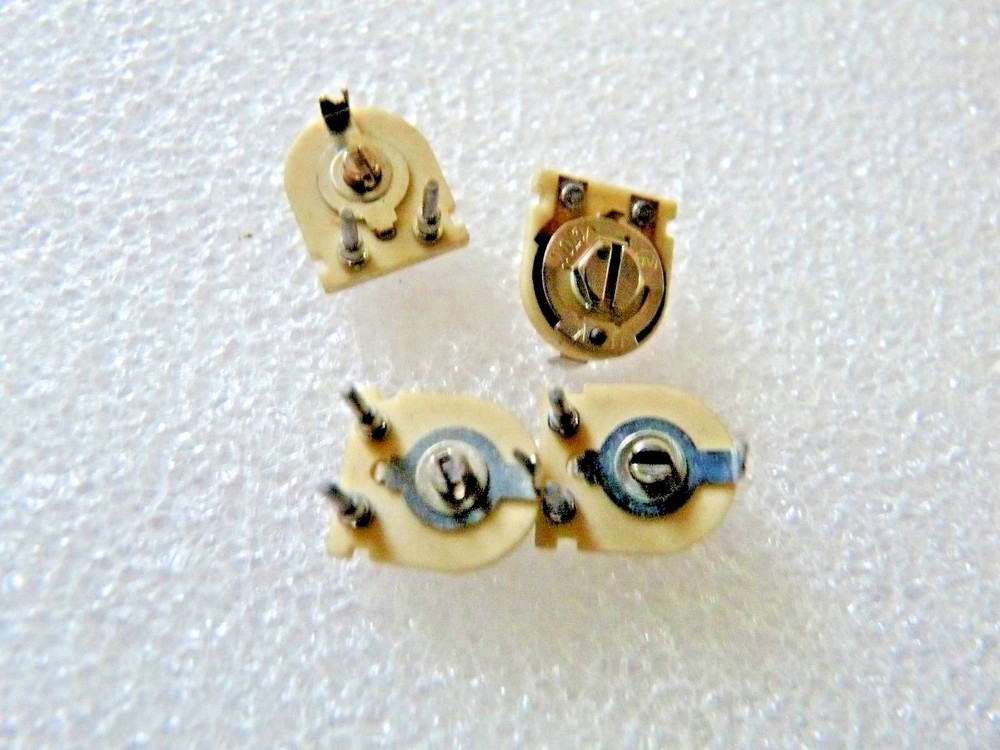 Potentiometer Preset 1 Meg  Ohms  Vertical  Ceramic  AB  4pieces