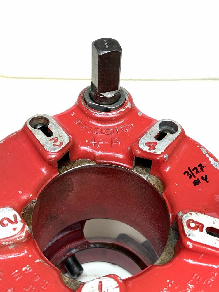 RIDGID 4P POWER THREADING/ GEARED PIPE THREADER 2-1/2" - 4" #4