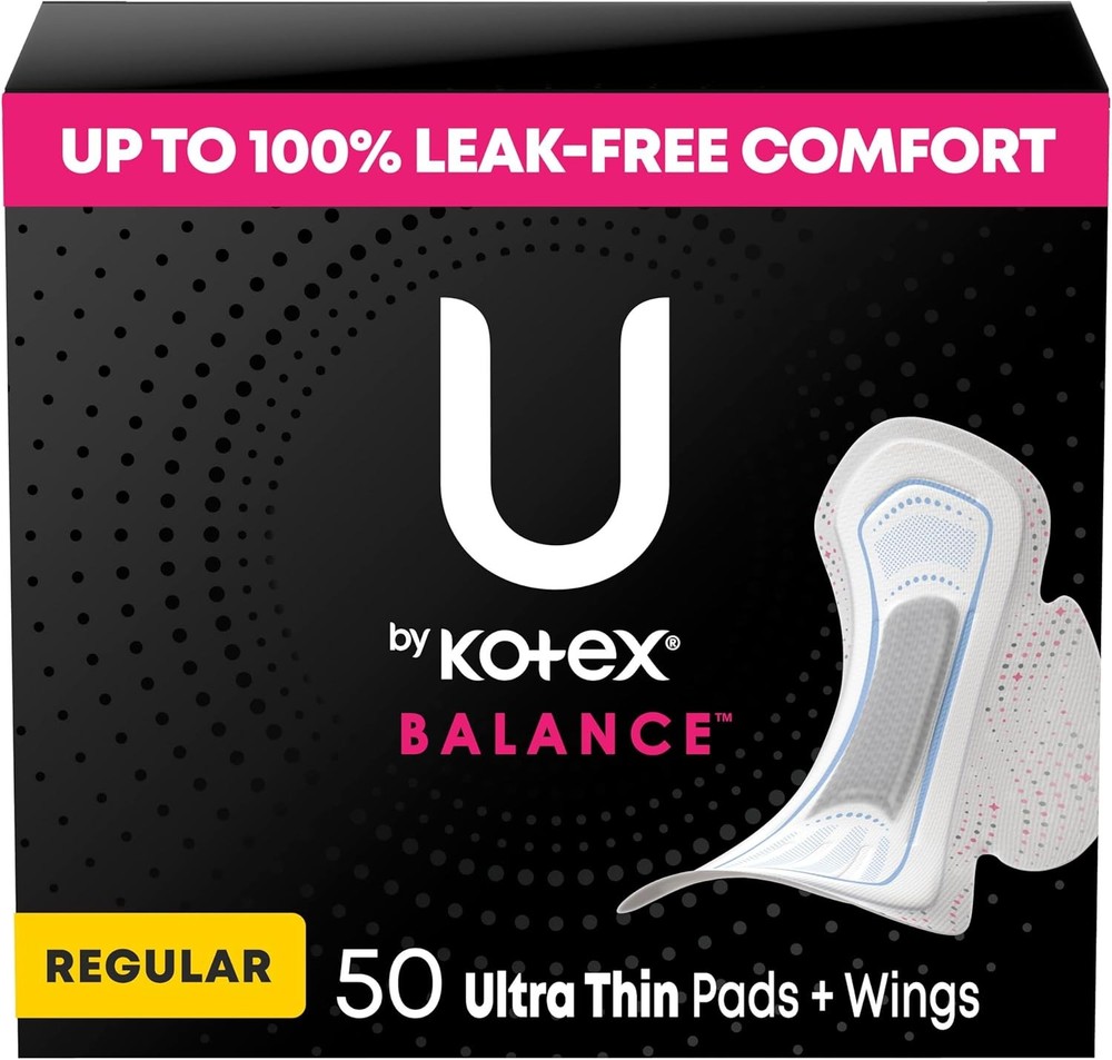 Balance Ultra Thin Pads with Wings, Regular Absorbency,