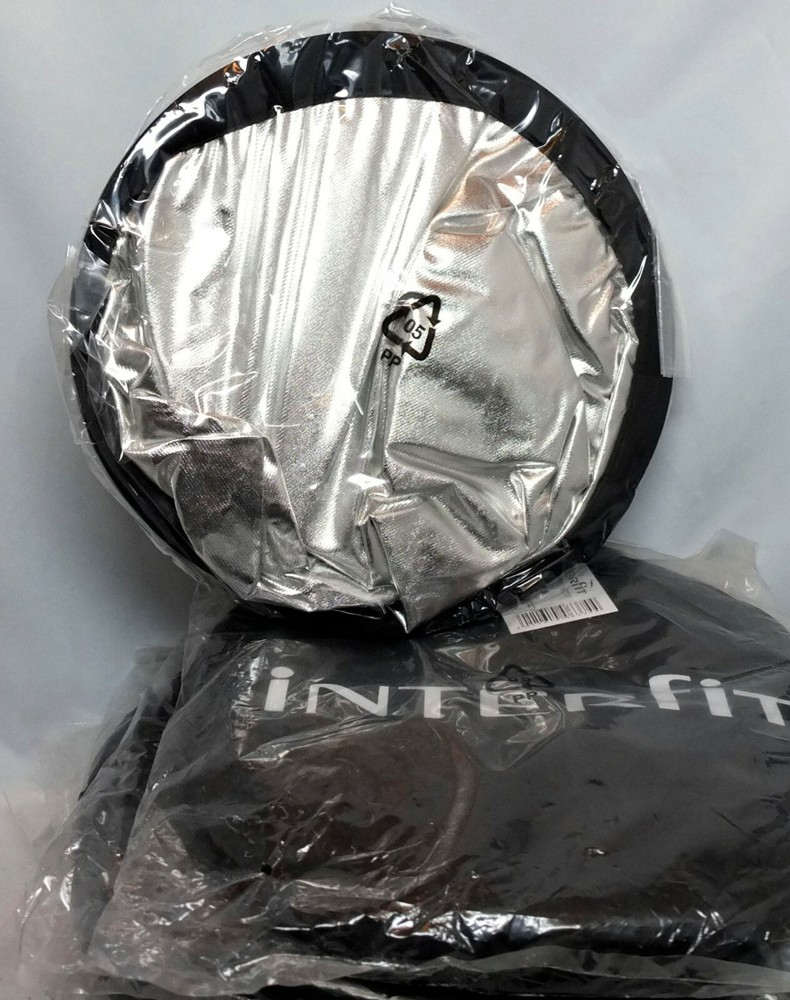 Interfit Silver Black Gold Octagonal 36" x 24" Reflector Light Modifier NEW NOS