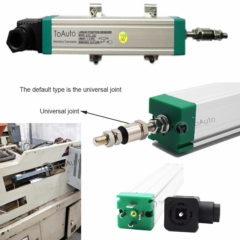 Linear Displacement Sensor Scale 50-400mm Injection Molding Position Transducer