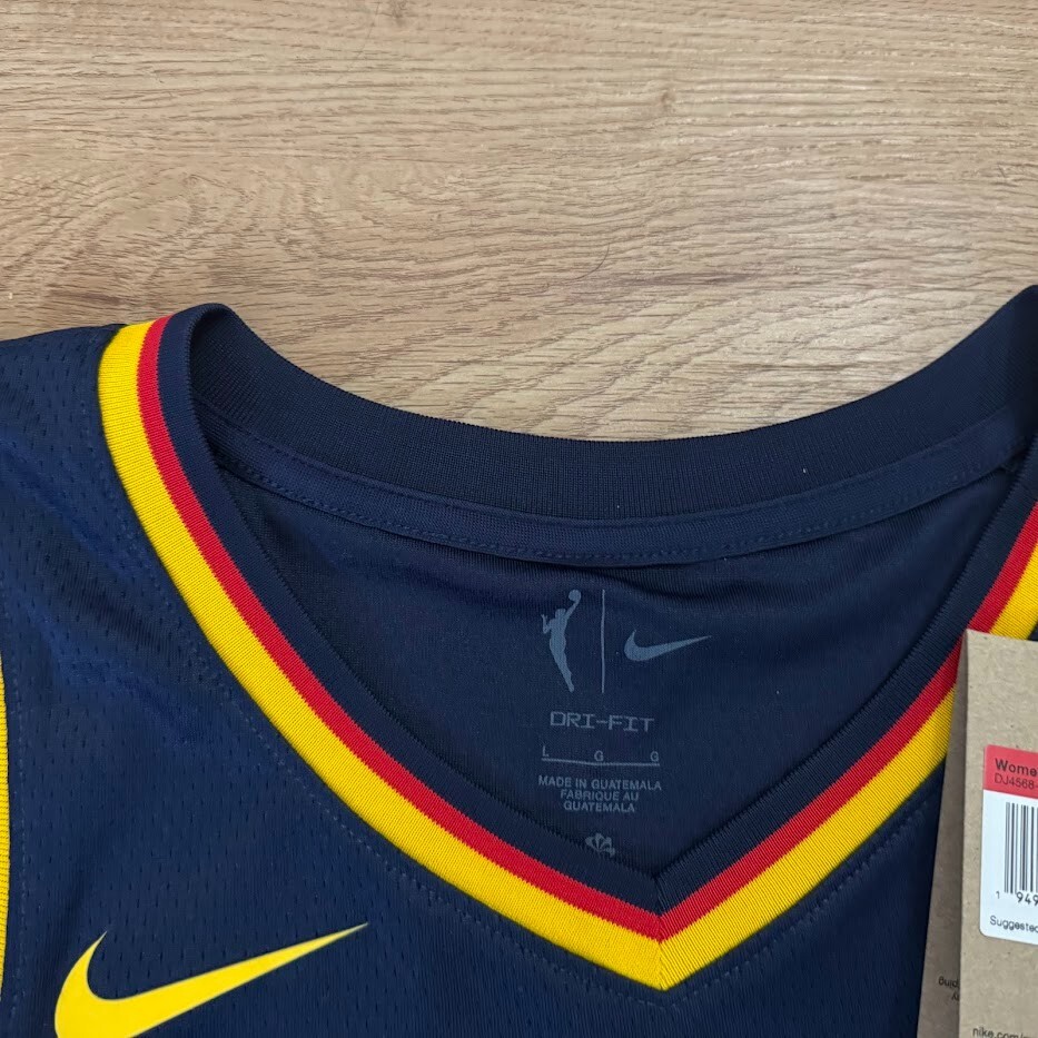 New Nike Caitlin Clark #22 Indiana Fever Jersey WNBA Explorer Victory Size Large