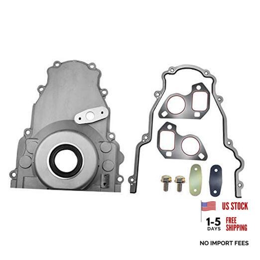 Engine Timing Cover Kit with Gasket Compatible with Chevy Silverado Express