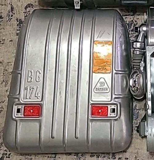 Drager Model Number # BG174-A Breathing Apparatus For Parts Or Repair Cover Only