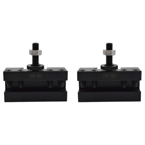 CXA #2 250-302 Quick Change Tool Post Boring Turning & Facing Holder Lathe 2Pcs