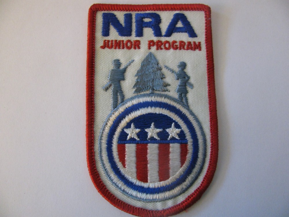 NRA  NATIONAL RIFLE ASSOCIAITION JUNIOR PROGRAM IRON ON 2.5" PATCH LOWEST PRICE