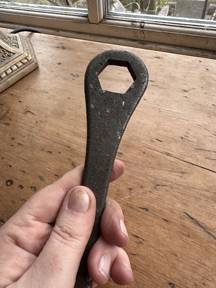 vintage old spanner wrench tool