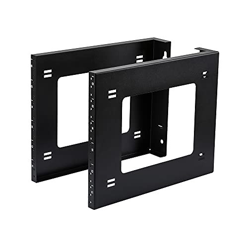 6U Open Frame Rack Wall Mount & Desktop Mount - No Assembly Server Rack for Netw