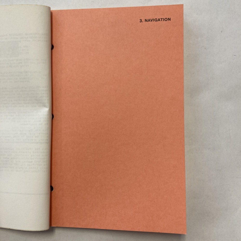 Foster LNS616 Long Range Navigation System Operation Manual