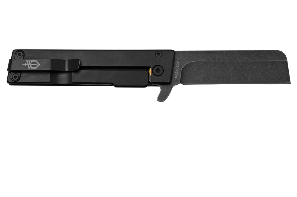 Authorized Gerber Quadrant Black Bamboo Folding knife Fine edge Folder