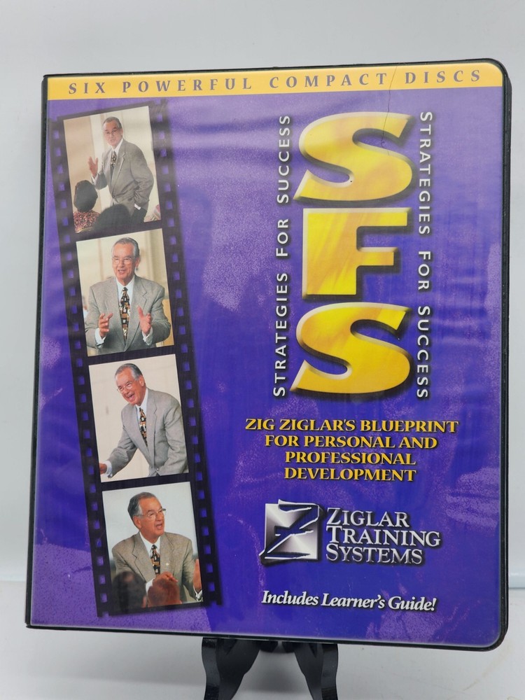 Zig Ziglar Strategies For Success 6 CD's No learners guide Development Training