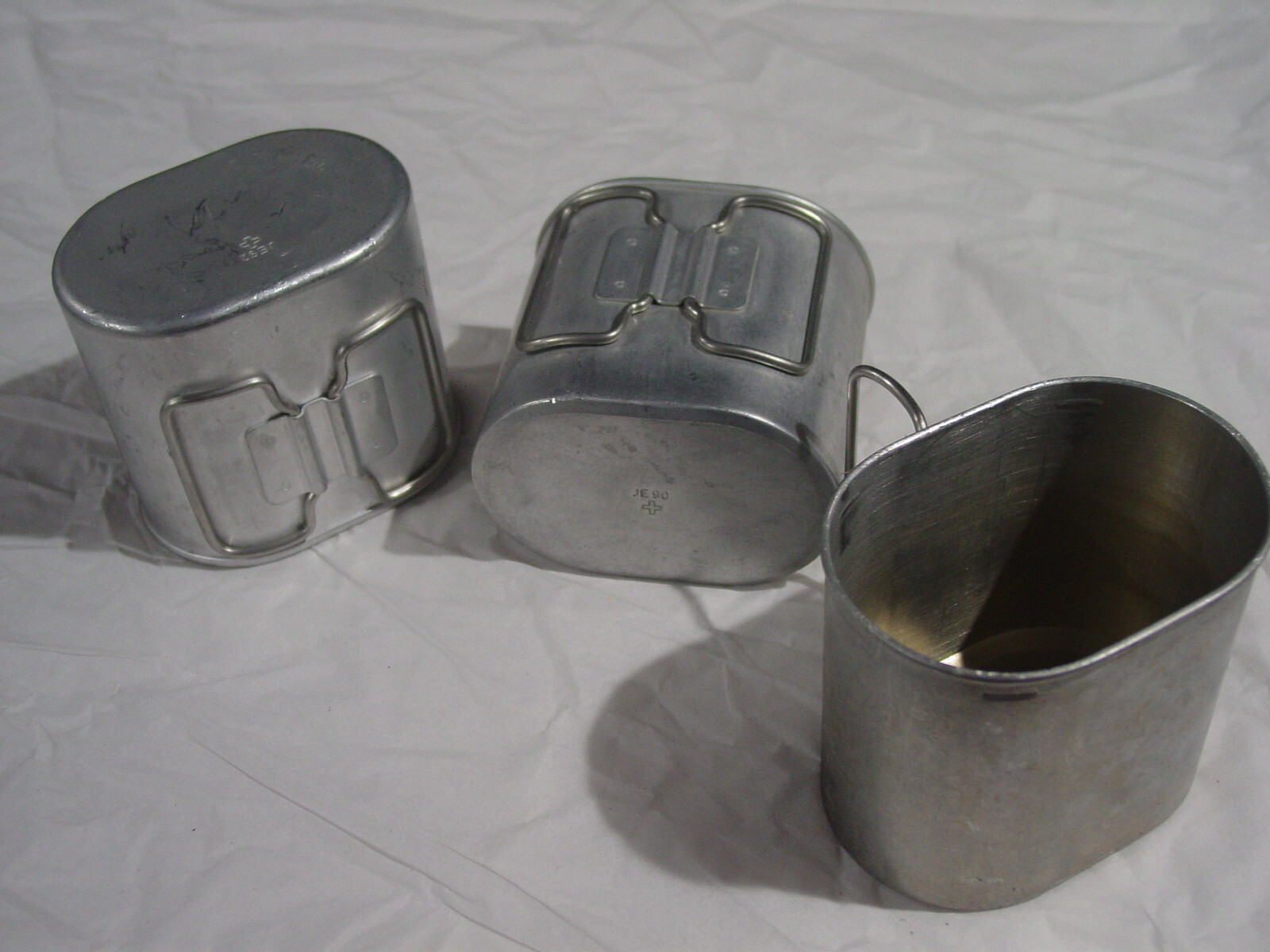 Original Swiss Army Military Canteen Drinking Cup M84 Mess Kit