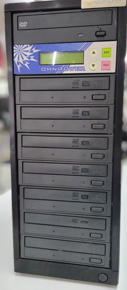 8 DVD Disc Drive Omni Tower Read Description