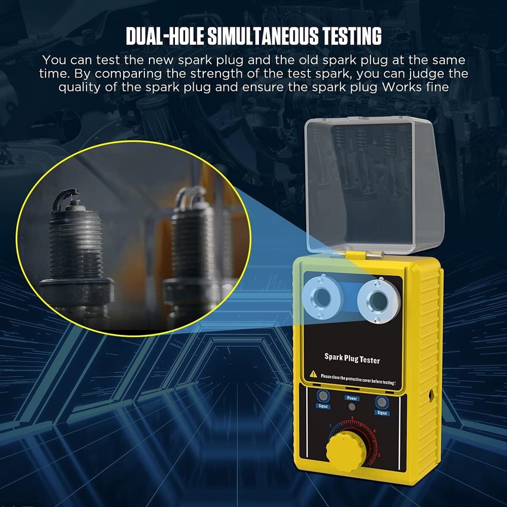 Auto Spark Plug Tester 12V Petrol Gasoline Car Ignition Analyzer Diagnostic Tool