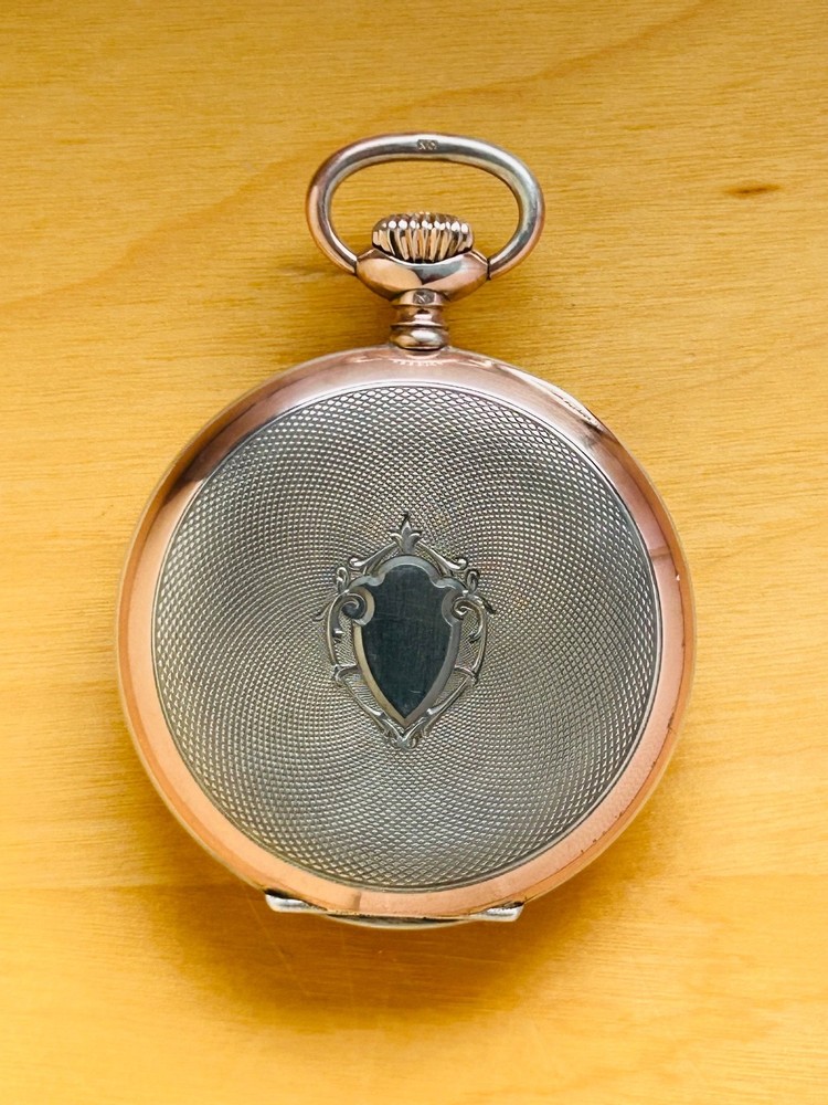 2T805 Zenith silver pocket watch