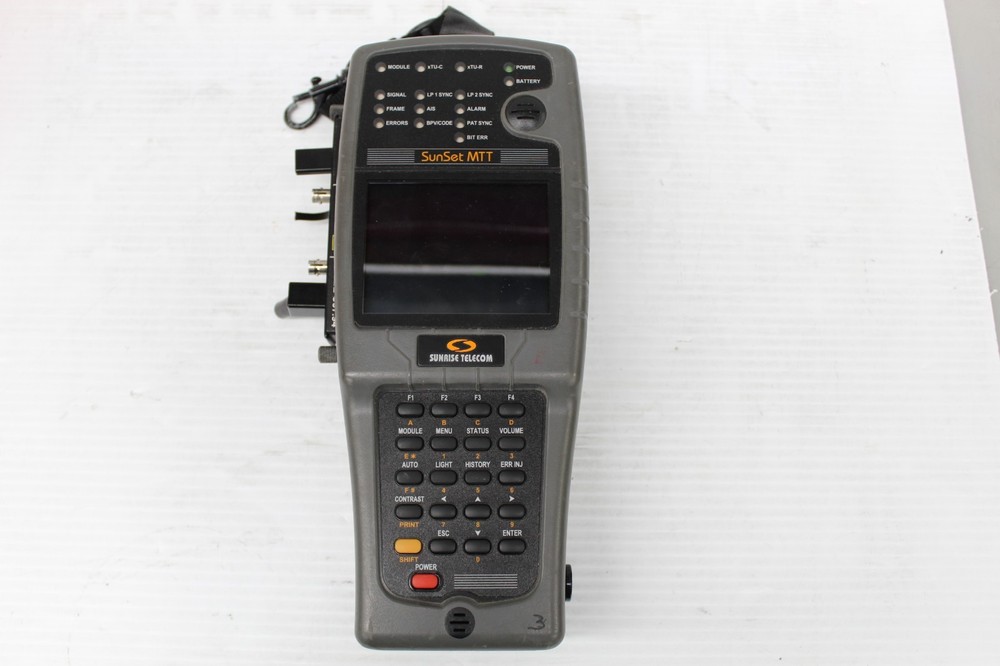 Sunrise Telecom SunSet MTT SSMTT-45 Basic Color Handheld Test Set with Bag