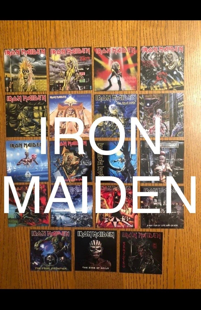 Iron Maiden fridge magnets full set