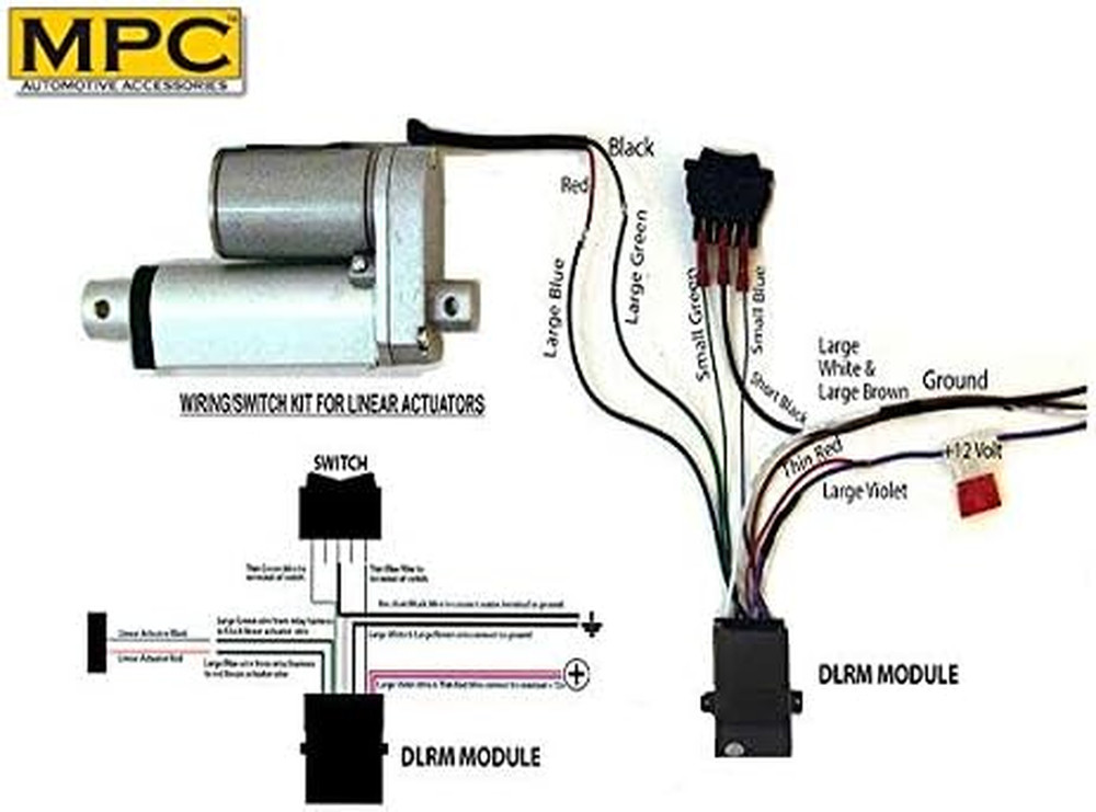 0462 Linear Actuators for Wiring, Switch and Relay Kit