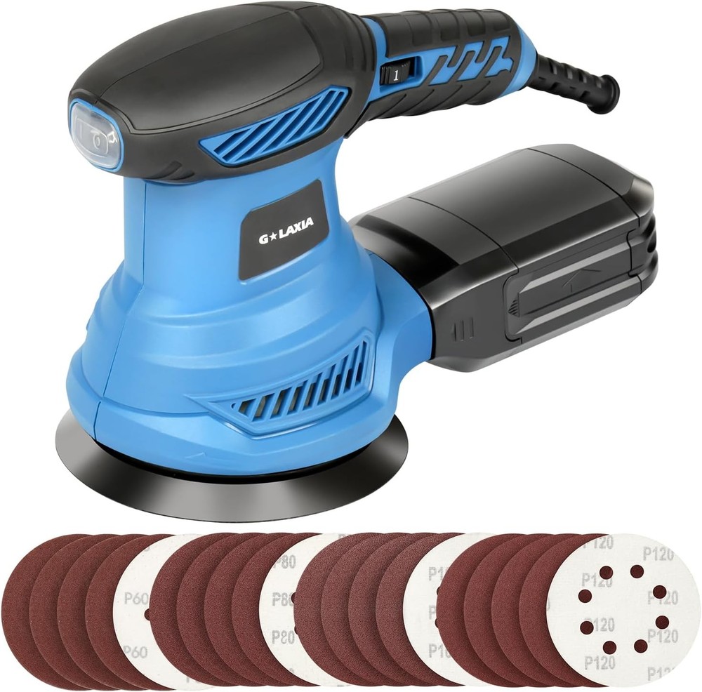 New Electric Drywall Sander Adjustable Variable Speed With Sanding Pad