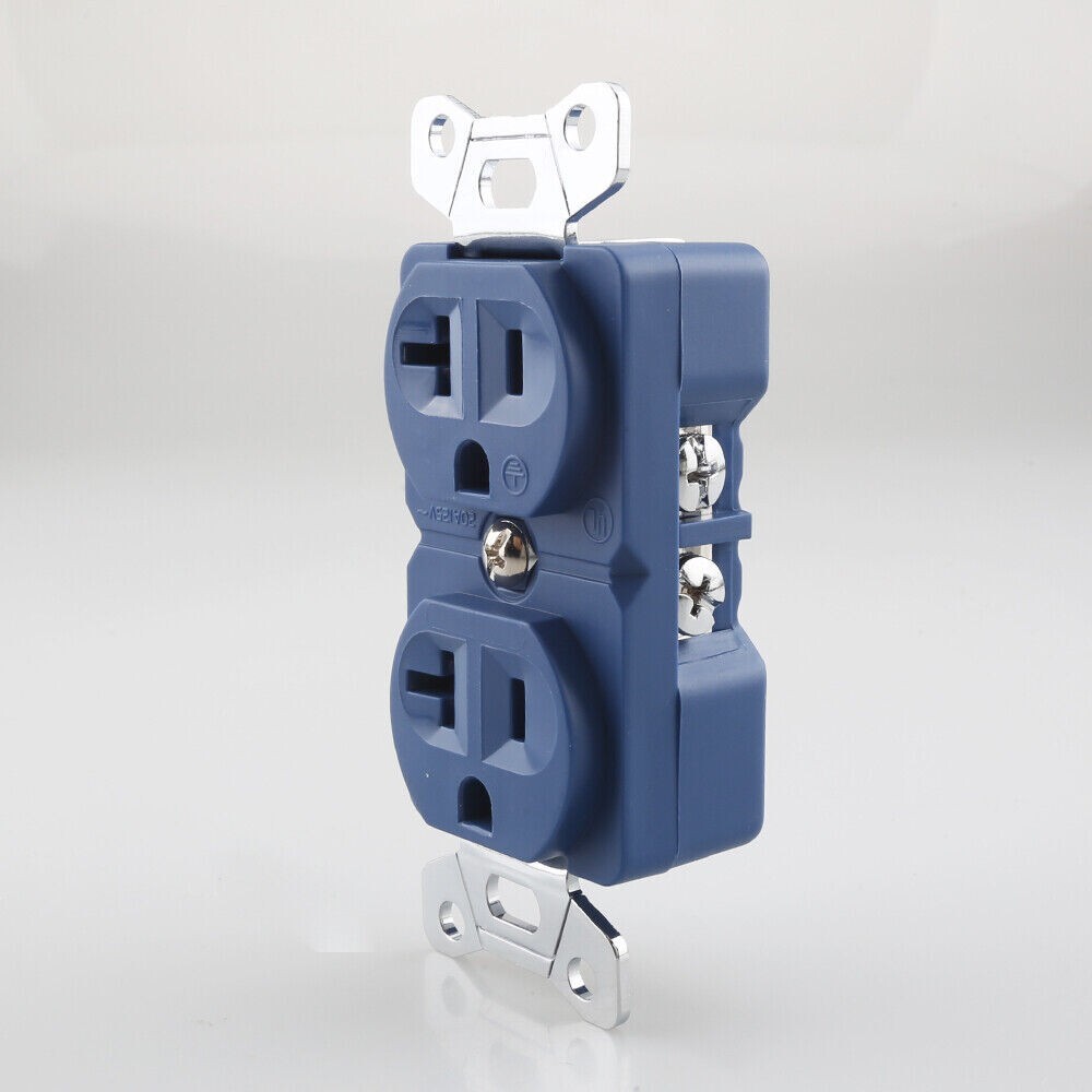 4-Layer Plated Pure Copper US Power Receptacles Wall Duplex Socket Outlet