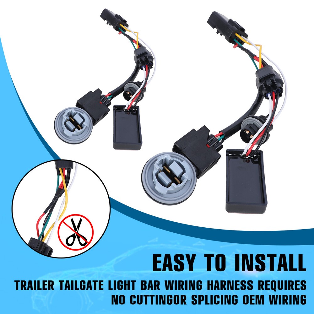 For 2013-2018 Ram 1500 2500 3500 LED Tail Lights Conversion Wire Harness Kits