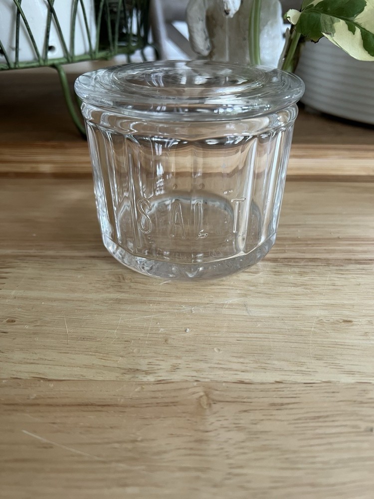 Anchor Hocking Fire King Salt Cellar W/Lid Ex Condition