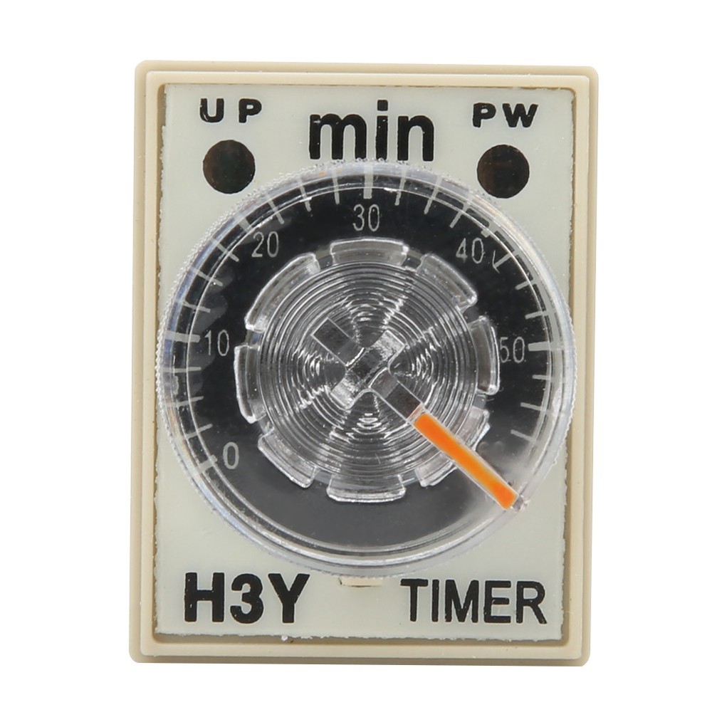 H3Y-2 Delay Timer 8 Pin Timer Relay 0~60 Minutes Dial Type 5A for Multiple