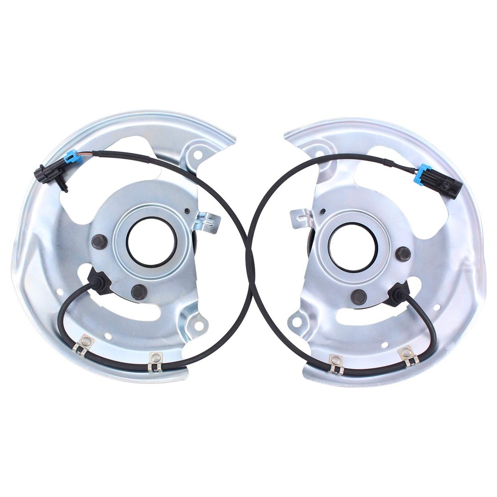 Pair Front Left and Right ABS Wheel Speed Sensor with Harness and Dust Shield...