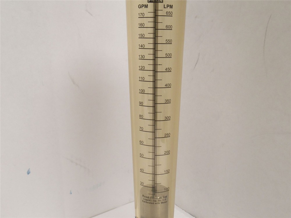 227617 New-No Box; Omega FL45206A InLine Variable Area Flow Meter; High Cap