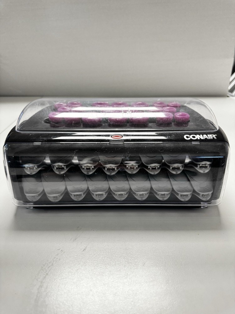 Conair HS32RX Curls Waves 20 Multi Size Flocked Hot Rollers 17 Clips Tested