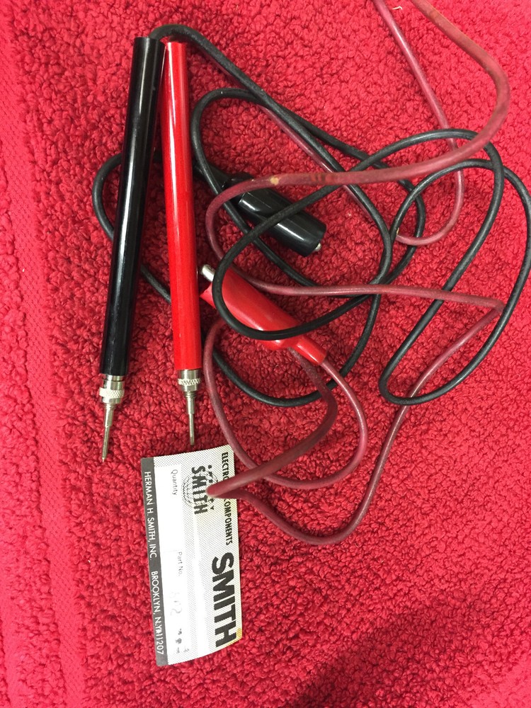 602 H H SMITH TEST LEADS WITH ALLIGATOR CLIPS