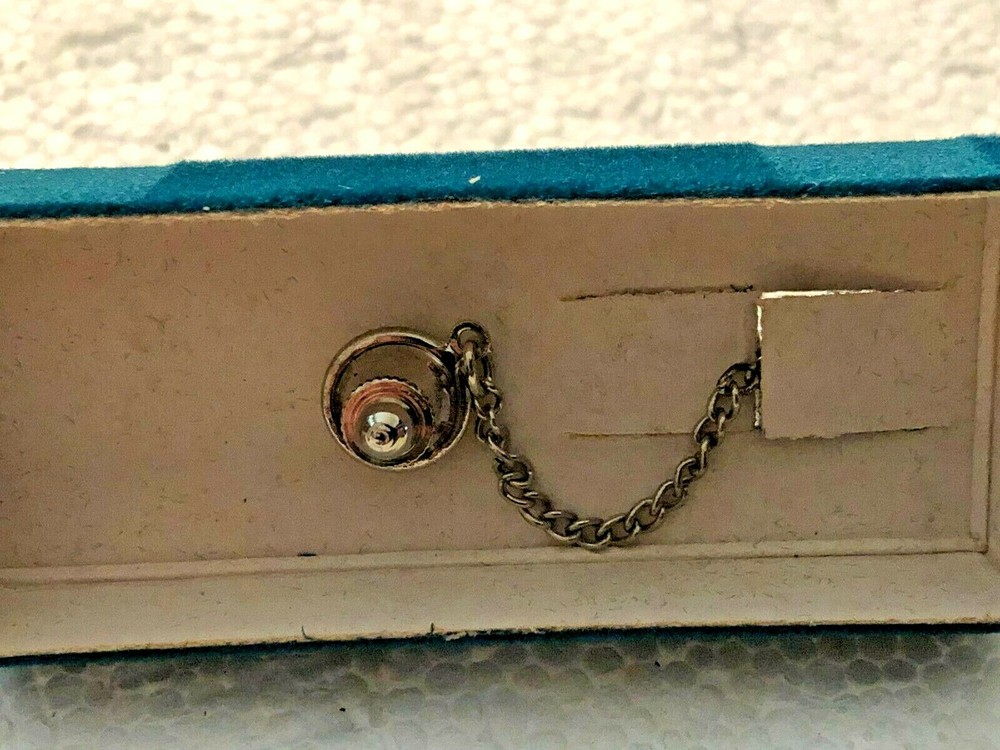 PLANE TIE TACK PIN IN CASE