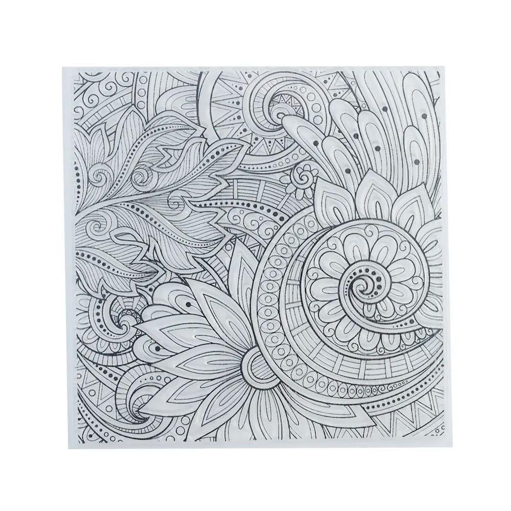 New Pattern Polymer Texture Stamp Sheets Tool Art Clay Craft DIY Pottery Supply