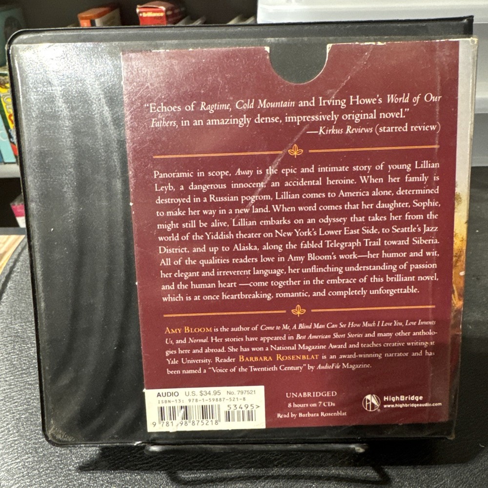 Away - Audio CD By Bloom, Amy