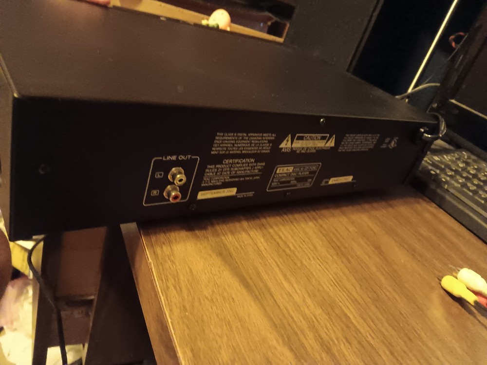 Teac CD-P1250 CD Player With Remote Single Compact Disc Component