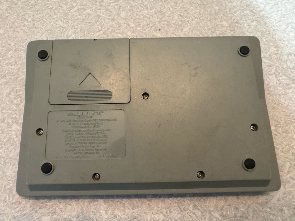 Franklin Computer Spelling Ace Linguistic Technology Model SA98 Tested & Working